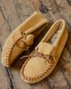 Minnetonka Minnetonka Men's Suede Softsole Moccasin Slipper in Tan, Men's at Urban Outfitters - 3