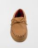 Minnetonka Minnetonka Moosehide Leather Fleece Lined Moccasins Shoe in Natural, Men's at Urban Outfitters - 5