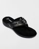 Minnetonka Minnetonka Silverthorne 360 Thong Sandals in Black, Women's at Urban Outfitters - 2