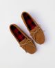 Minnetonka Minnetonka Suede Fleece Lined Softsole Moccasin Slipper in Brown, Men's at Urban Outfitters - 2