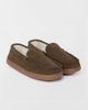 Minnetonka Minnetonka Suede Hardsole Venetian Slippers in Autumn Brown, Men's at Urban Outfitters - 1