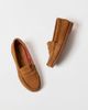 Minnetonka Minnetonka Suede Mellony Penny Loafer in Brown, Women's at Urban Outfitters - 2