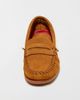 Minnetonka Minnetonka Suede Mellony Penny Loafer in Brown, Women's at Urban Outfitters - 4