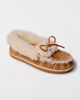Minnetonka Minnetonka Suede Ultimate Sheepskin Slippers in Tan, Women's at Urban Outfitters - 3