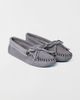 Minnetonka Minnetonka Women's Suede Kilty Softsole Moccasin Shoe in Storm Blue, Women's at Urban Outfitters - 3