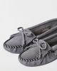 Minnetonka Minnetonka Women's Suede Kilty Softsole Moccasin Shoe in Storm Blue, Women's at Urban Outfitters - 5