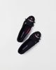 Minnetonka Minnetonkau00a0 Women's Thunderbird Animikii Suede Beaded Moccasin Shoe in Black, Women's at Urban Outfitters - 3