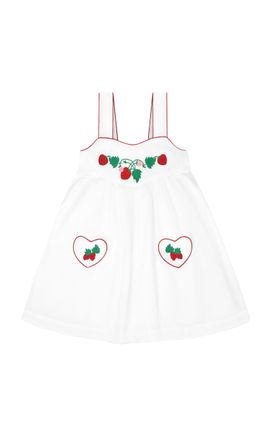 Minnow Minnow Girls Harbor Mist Heart Pocket Dress