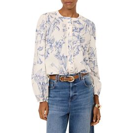 MINT VELVET MINT VELVET Cotton Floral Print Blouse
