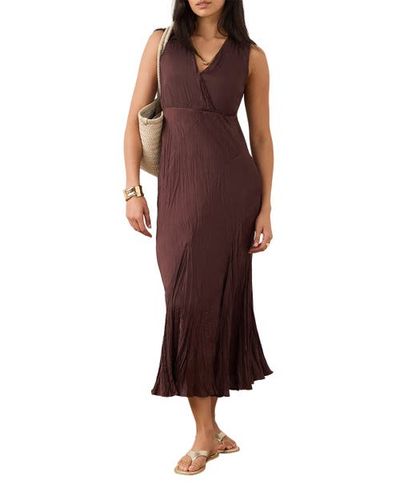 MINT VELVET MINT VELVET Crinkle Maxi Dress