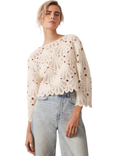 MINT VELVET MINT VELVET Crochet Knited Top