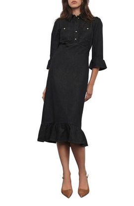 MINT VELVET MINT VELVET Denim Midi Shirt Dress