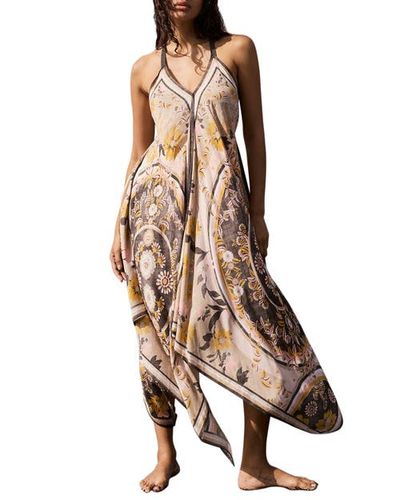 MINT VELVET MINT VELVET Desert Bloom Handkerchief Maxi Dress