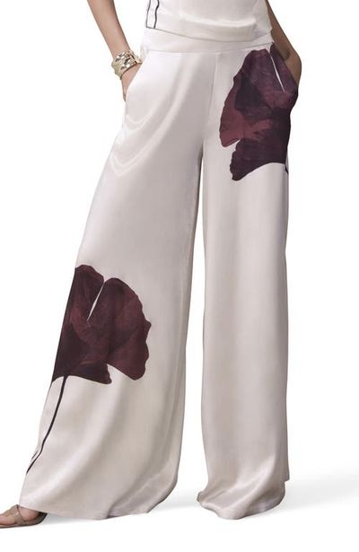 MINT VELVET MINT VELVET Floral Print Satin Trouser