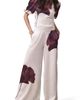 MINT VELVET MINT VELVET Floral Print Satin Trouser - 2