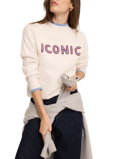 MINT VELVET MINT VELVET Iconic Embroidered Knit  Sweater