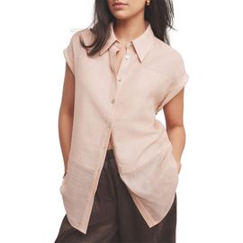 MINT VELVET MINT VELVET Linen Blend Panel Shirt
