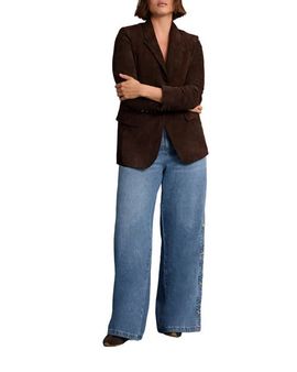MINT VELVET MINT VELVET Popper Detail Wide Jeans