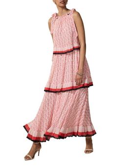 MINT VELVET MINT VELVET Printed Tiered Midaxi Dress