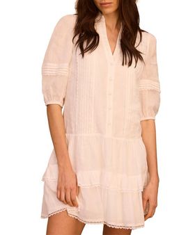 MINT VELVET MINT VELVET Ramie Ruffle Mini Dress