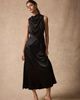 MINT VELVET MINT VELVET Satin Cowl Neck Midi Dress - 3