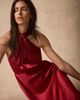MINT VELVET MINT VELVET Satin Halter Midi Dress - 4
