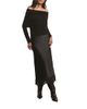MINT VELVET MINT VELVET Satin Lace Trim Maxi Skirt - 2