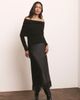 MINT VELVET MINT VELVET Satin Lace Trim Maxi Skirt - 4