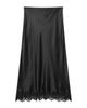 MINT VELVET MINT VELVET Satin Lace Trim Maxi Skirt - 5
