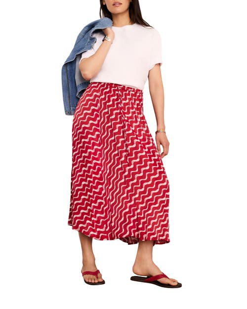 MINT VELVET MINT VELVET Satin Printed Maxi Skirt