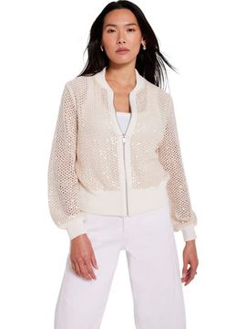 MINT VELVET MINT VELVET Sequin Bomber Jacket