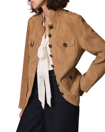 MINT VELVET MINT VELVET Suede Military Jacket