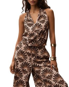 MINT VELVET MINT VELVET Sunset Palm Halter Top