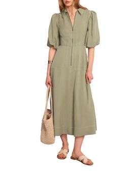 MINT VELVET MINT VELVET Utility Zip Midi Shirt Dress