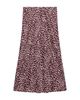 Mint Velvet Mint Velvet Women's Animal Print Satin Midi Slip Skirt - 6