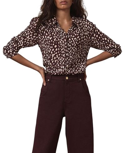 Mint Velvet Mint Velvet Women's Animal Print Shirt