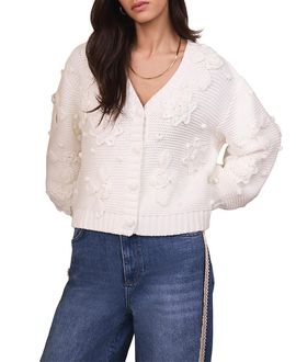 Mint Velvet Mint Velvet Women's Applique Flower Cardigan