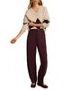 Mint Velvet Mint Velvet Women's Argyle Knit Jumper Pullover Sweater with Long Sleeve and V-Neck - 2