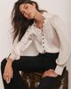 Mint Velvet Mint Velvet Women's Contrast Satin Blouse - 3