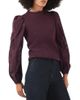 Mint Velvet Mint Velvet Women's Cotton Blend Lace Sleeve Sweatshirt - 1