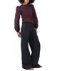 Mint Velvet Mint Velvet Women's Cotton Blend Lace Sleeve Sweatshirt - 2