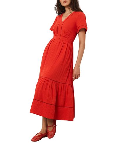 Mint Velvet Mint Velvet Women's Cotton Cheesecloth Midi Dress