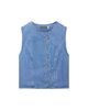 Mint Velvet Mint Velvet Women's Denim Scallop Detail Waistcoat - 5