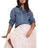 Mint Velvet Mint Velvet Women's Denim Scallop Shirt - 2