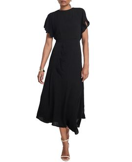Mint Velvet Mint Velvet Women's Draped Asymmetric Midi Dress