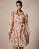 Mint Velvet Mint Velvet Women's Floral Print Scallop Hem Mini Dress - 2