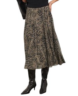 Mint Velvet Mint Velvet Women's Flowy Printed Midi Skirt