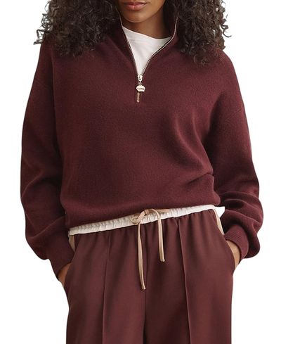 Mint Velvet Mint Velvet Women's Funnel Neck Zip Through Jumper