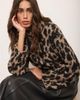 Mint Velvet Mint Velvet Women's Fuzzy Textured Mock Neck Knit Jumper - 4