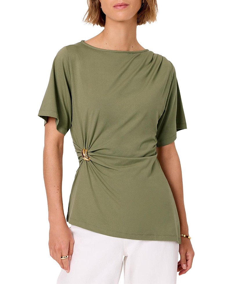 Mint Velvet Mint Velvet Women's Gathered Detail Top